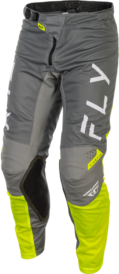 Kinetic Mesh Center Pants Grey/White/Hi Vis Sz 36