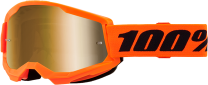 Strata 2 Goggle Neon Orange Mirror Gold Lens