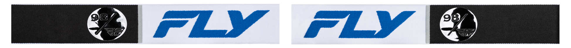 Zone Pro Goggle White/Blue W/ Dark Blue Mirror/Smoke Lens