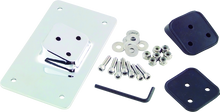 Bikers Choice 55-Up Chrome Custom Laydown License Plate Bracket With 3 Bolt Style