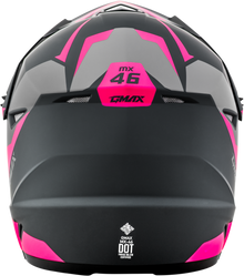 Mx 46 Cyclus Hemet Matte Grey/Pink Xl