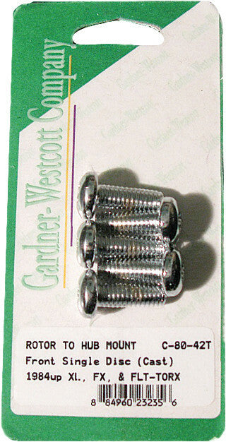 Front Brake Rotor Torx Torx Buttonhead Chrm 84 Up