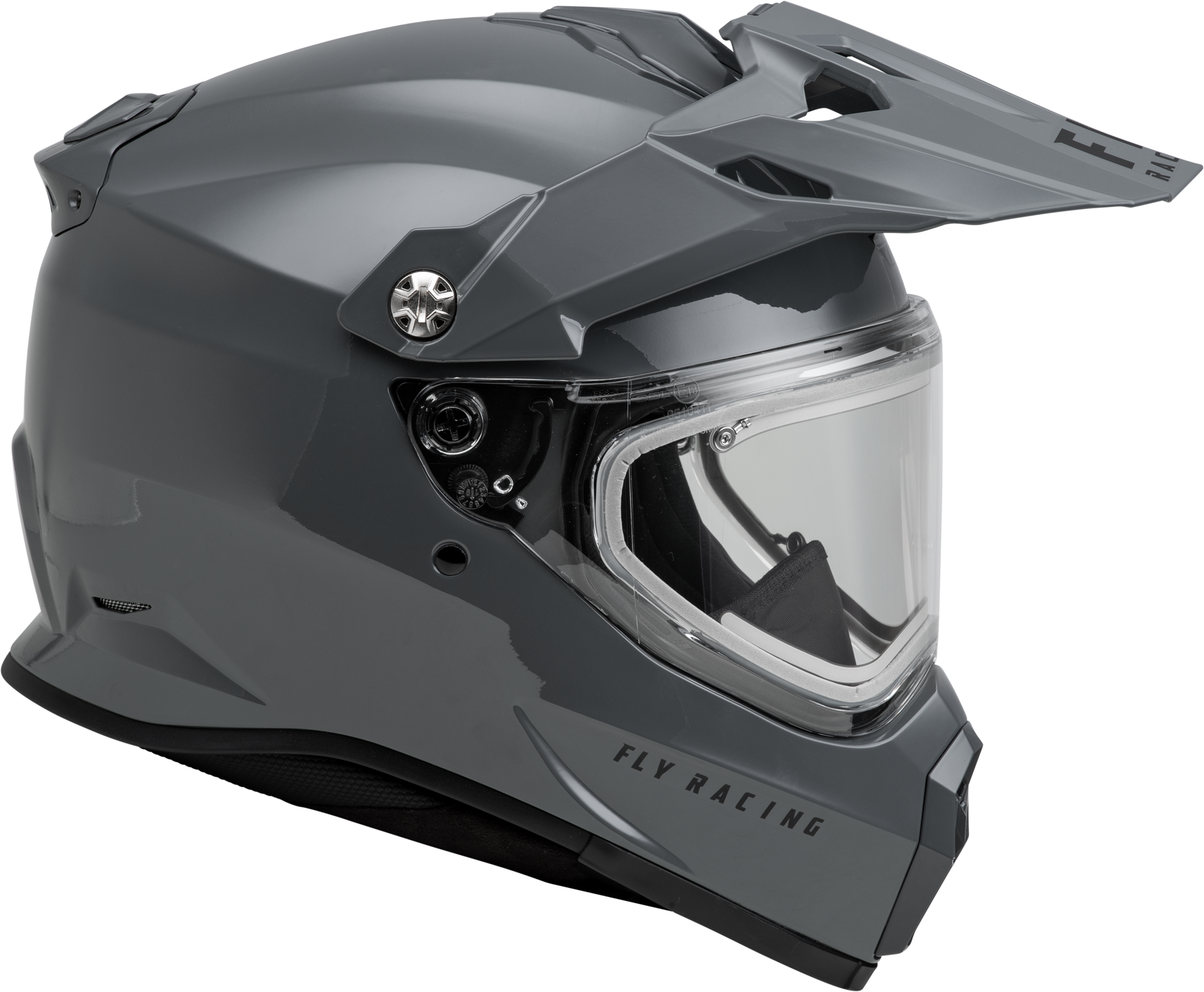 Trekker Cw Solid Helmet Elec Shld Grey 2x
