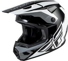 Kinetic Crest Helmet Black/White/Grey Xl