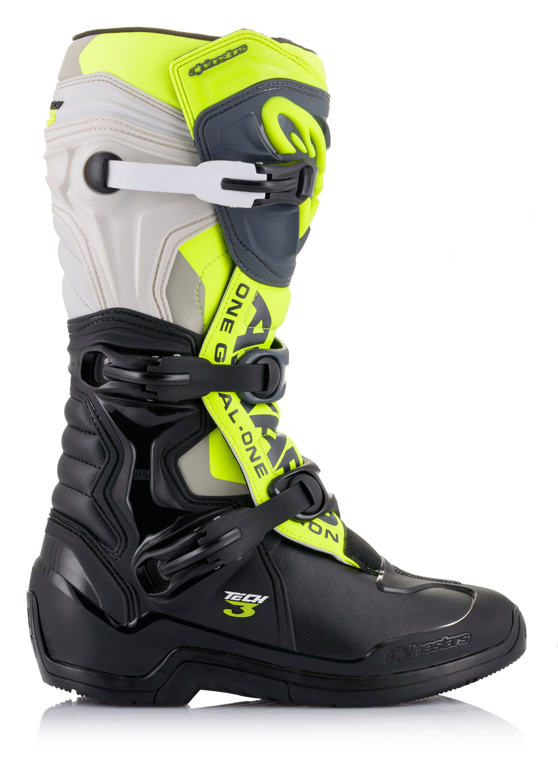Tech 3 Boots Blk/Cool Grey/Ylw/Fluo Sz 11