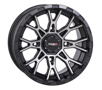 St6 Wheel 12x7 4+3 (+10mm) 4/110 Matte Dark Tint