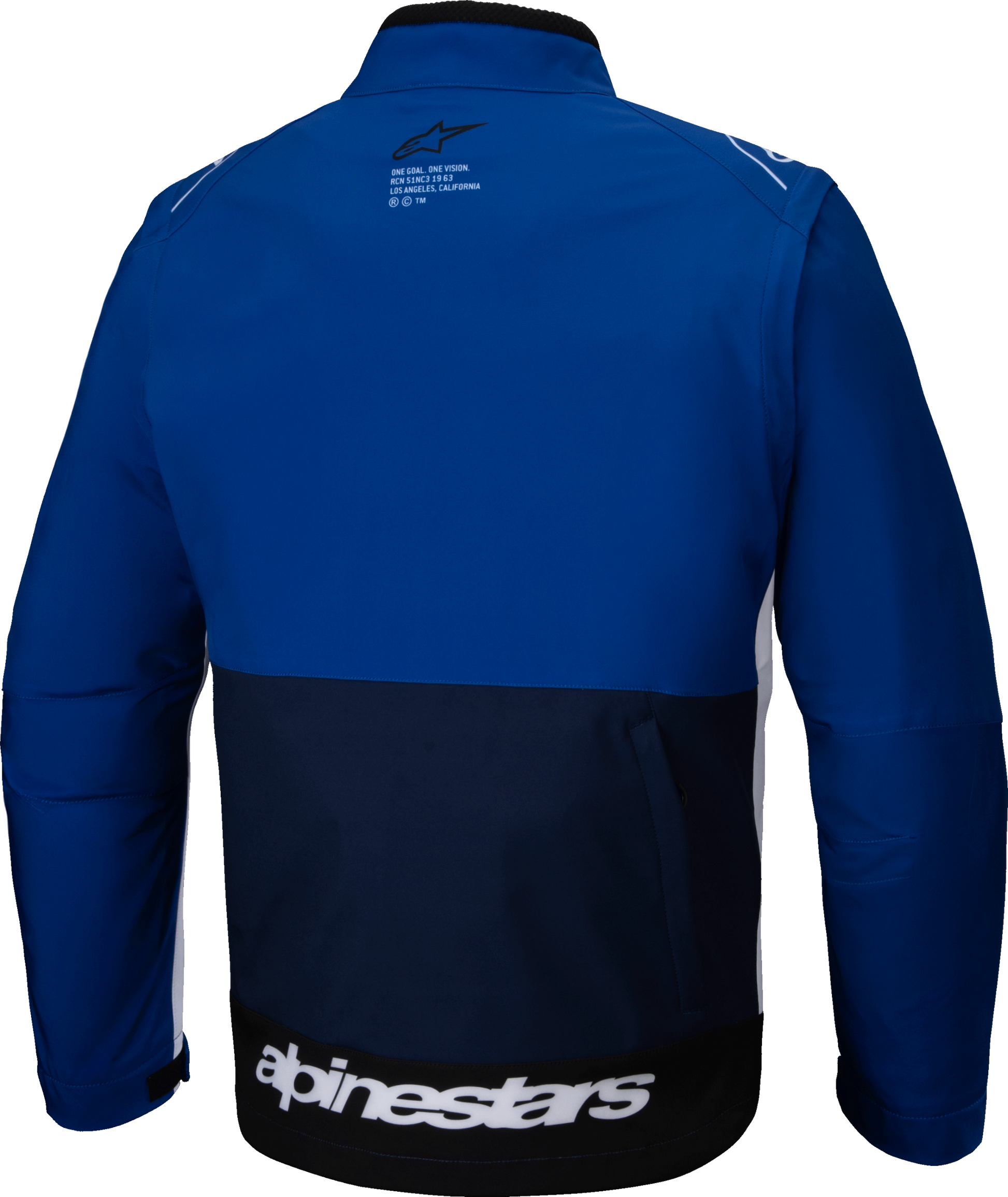 Lite Dura Softshell Jacket Navy/Bright Blue/White 2x