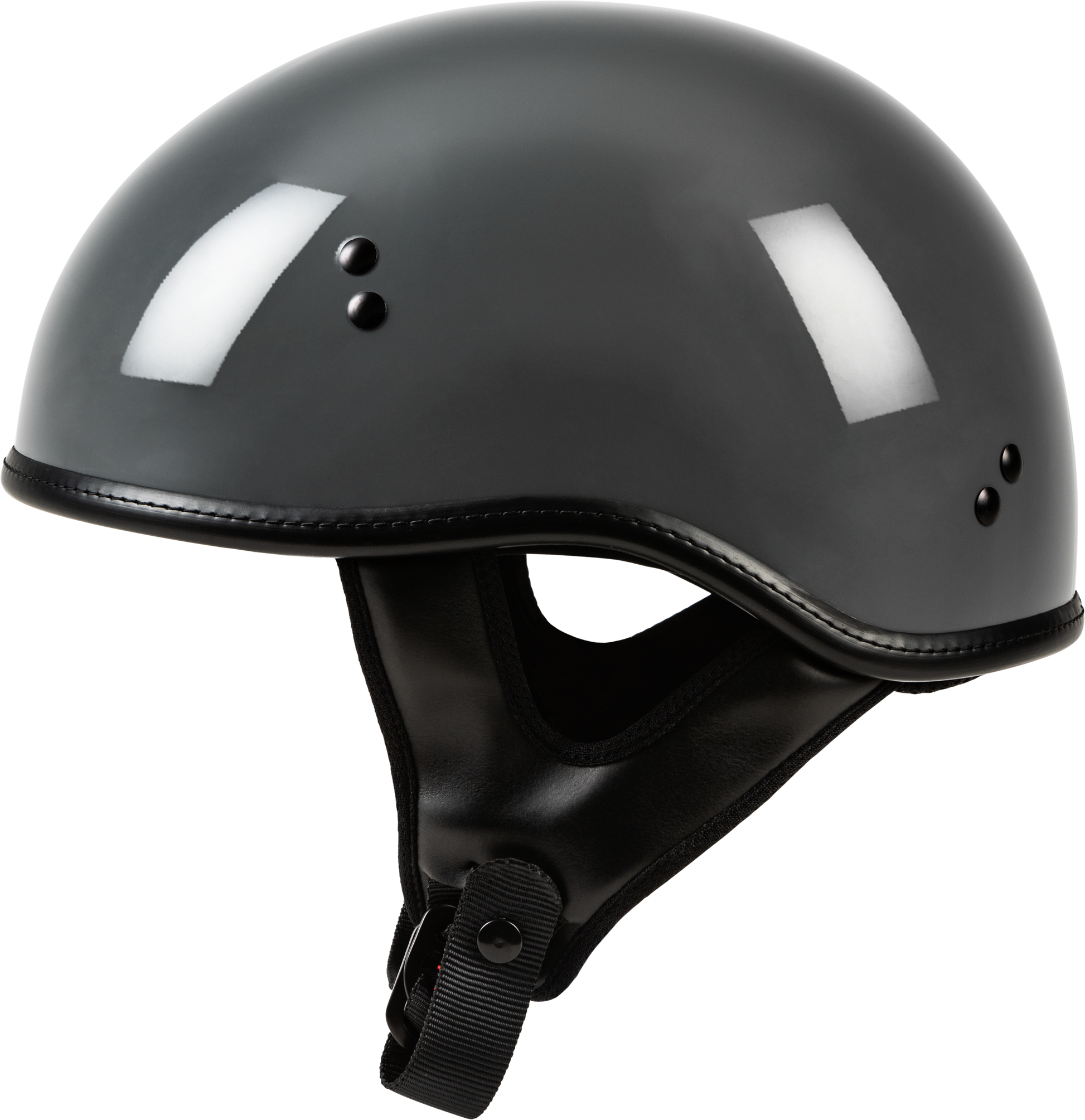 .357 Solid Half Helmet Grey Xs