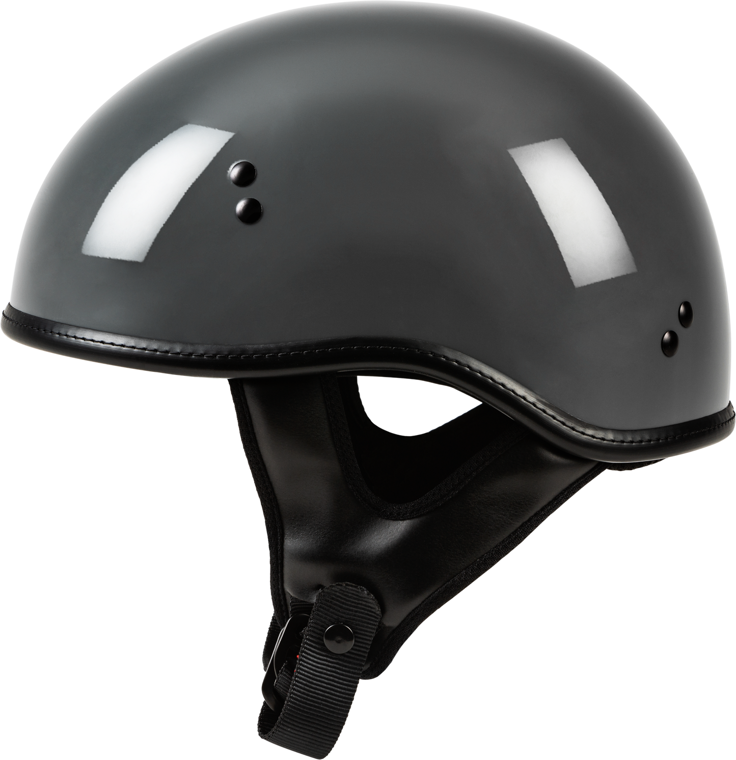 .357 Solid Half Helmet Grey 2x