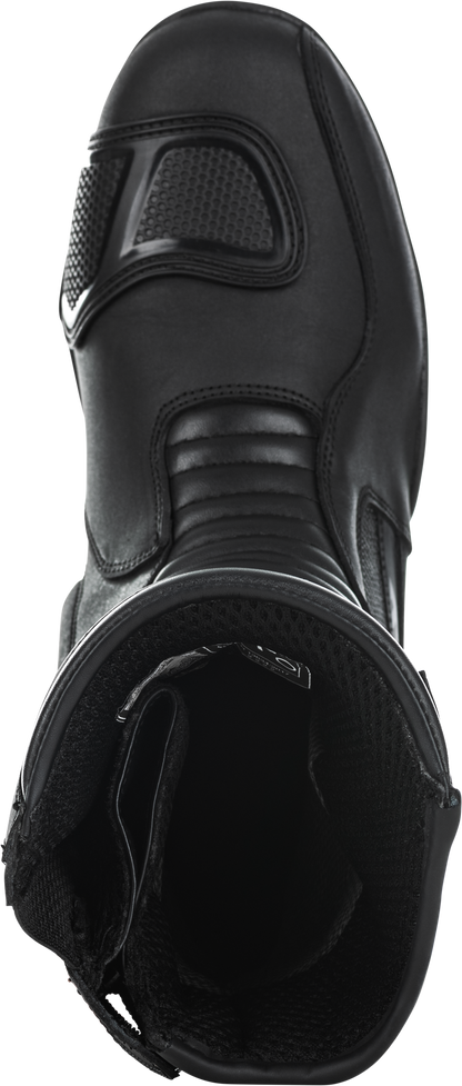 Milepost Boots Black Sz 14