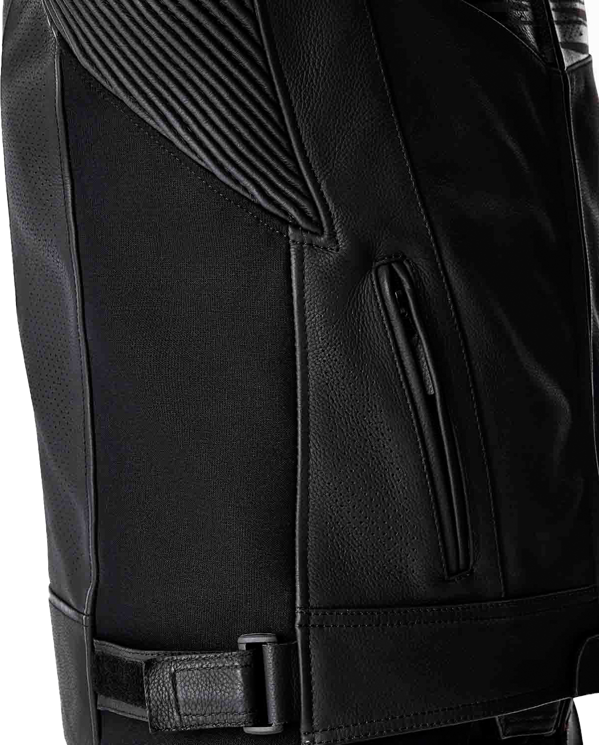 Tractech Evo D3o Jacket Blk/Whi Leather Lg