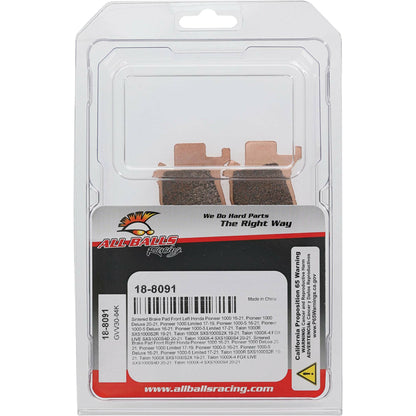 Brake Pad Kit Sintered