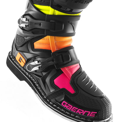 Sg12 Le Boots Black/Orange/Pink Sz 11