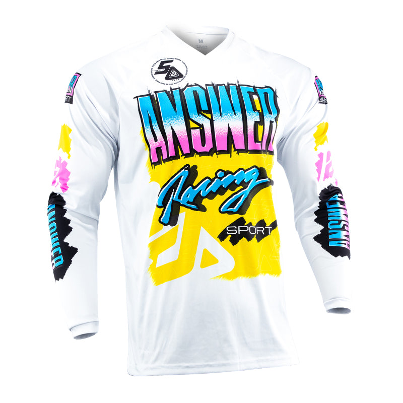 Answer 26 LE Syncron Artifacts Jersey 50 Years Neon Yellow/White/Blue Youth - XL