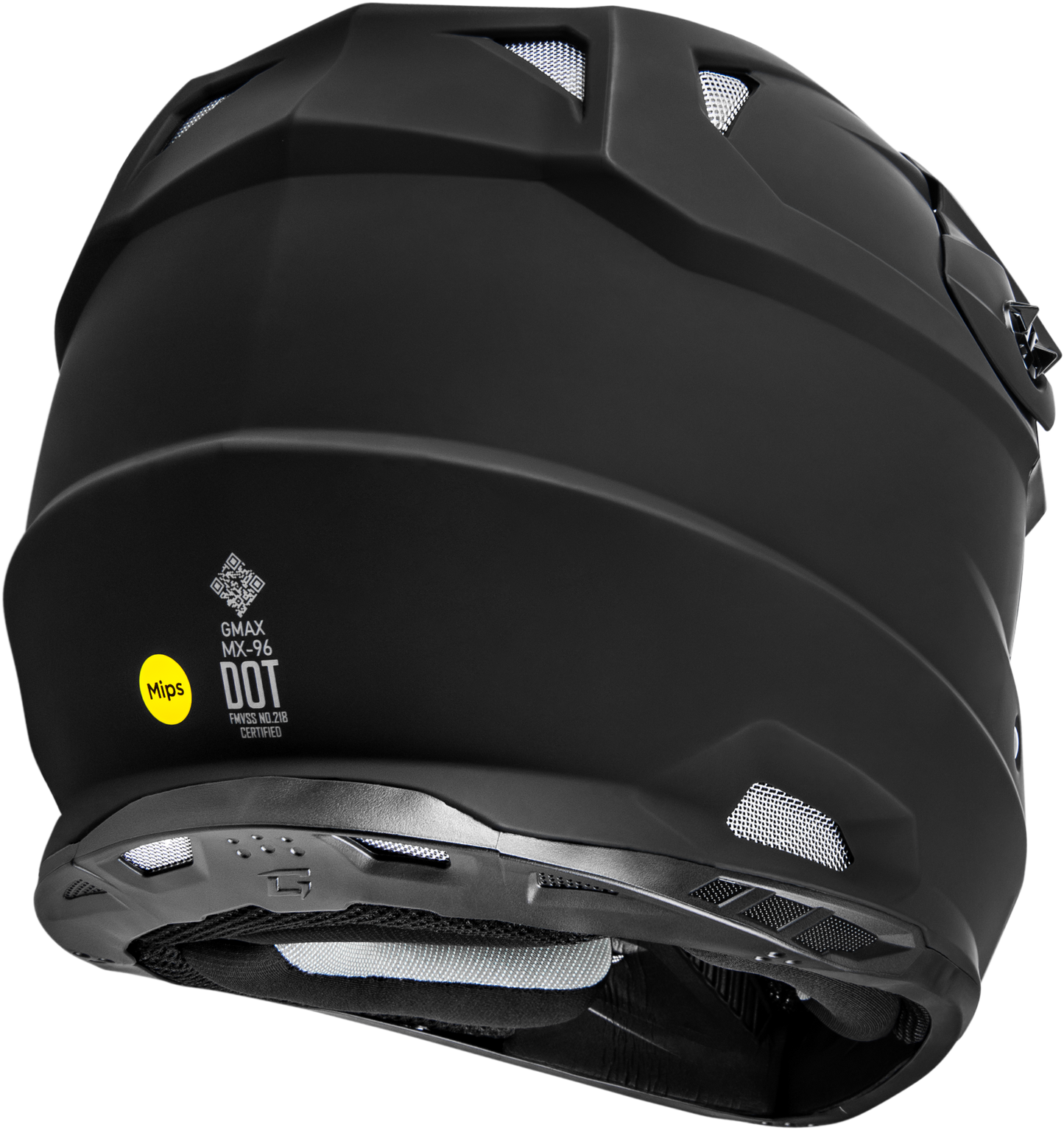 Mx 96 Solid Helmets Matte Black Lg