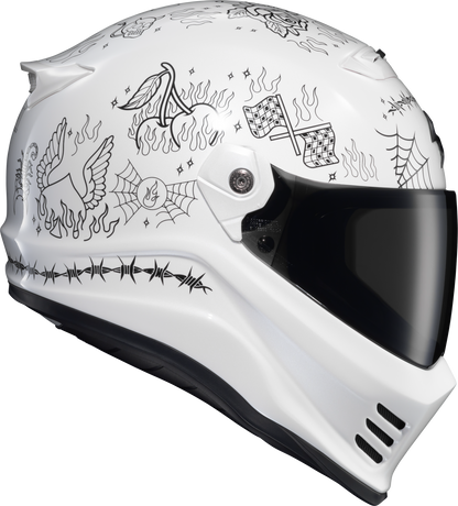 Covert Fx Full Face Helmet The Litas 2 White 2x