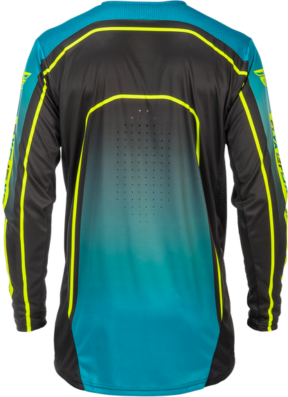 Rayce Bicycle Jersey Teal/Black/Lime Md