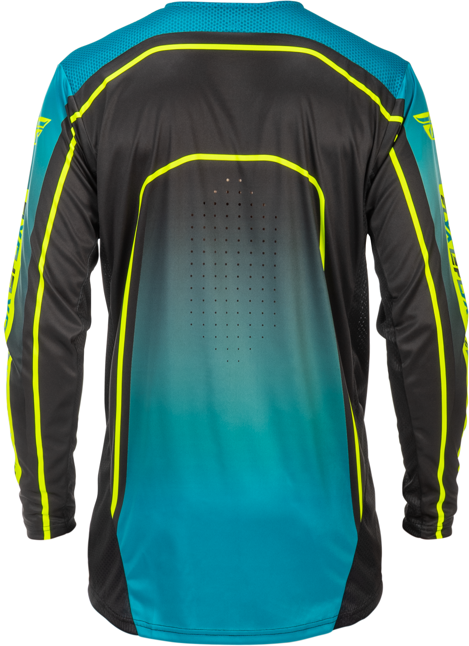 Youth Rayce Bicycle Jersey Teal/Black/Lime Ys