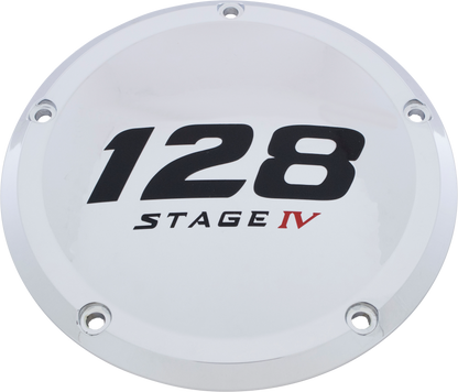 7   M8 Flt/Flh Derby Cover 128 Stage Iv Chrome