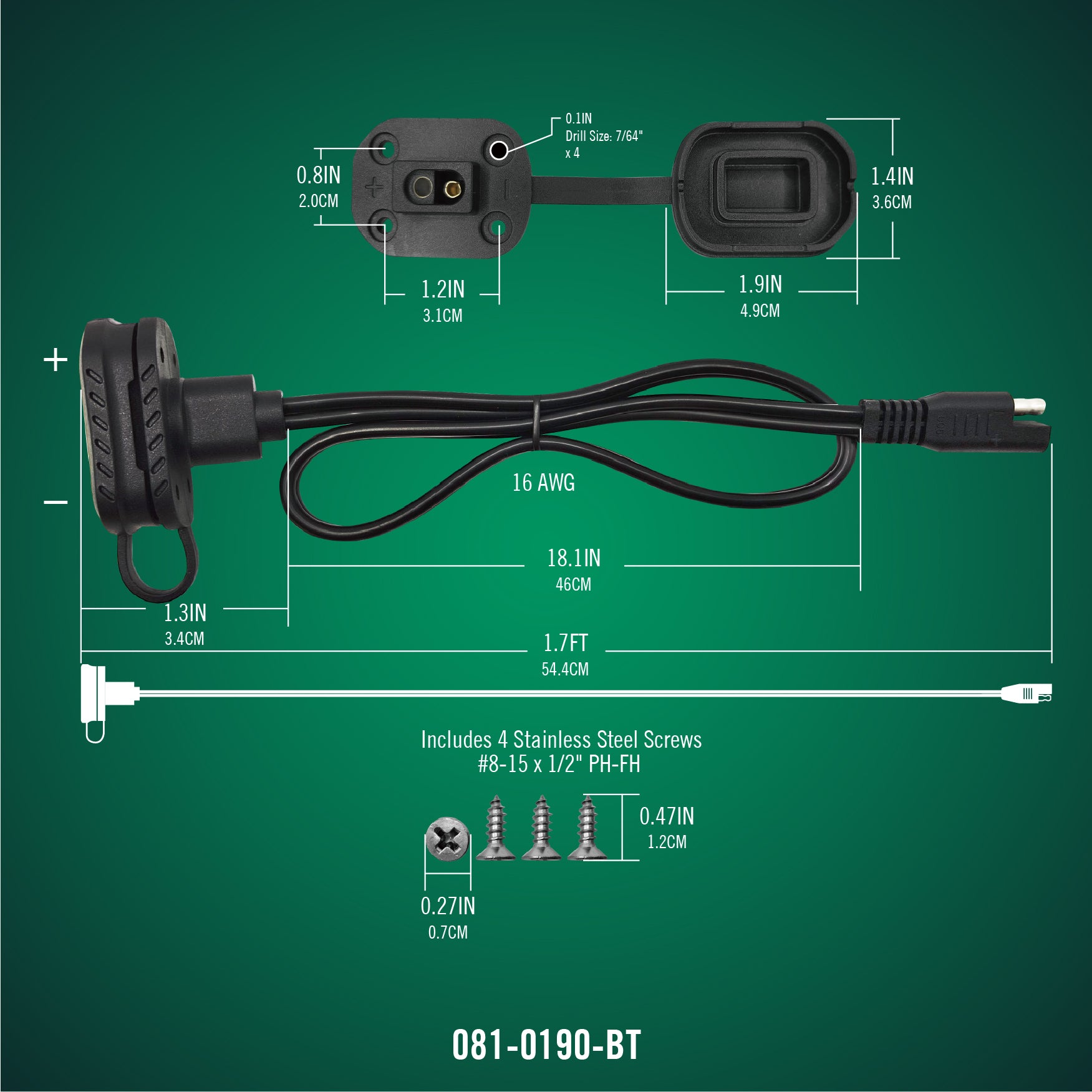 Quick Disconnect Cable Mount