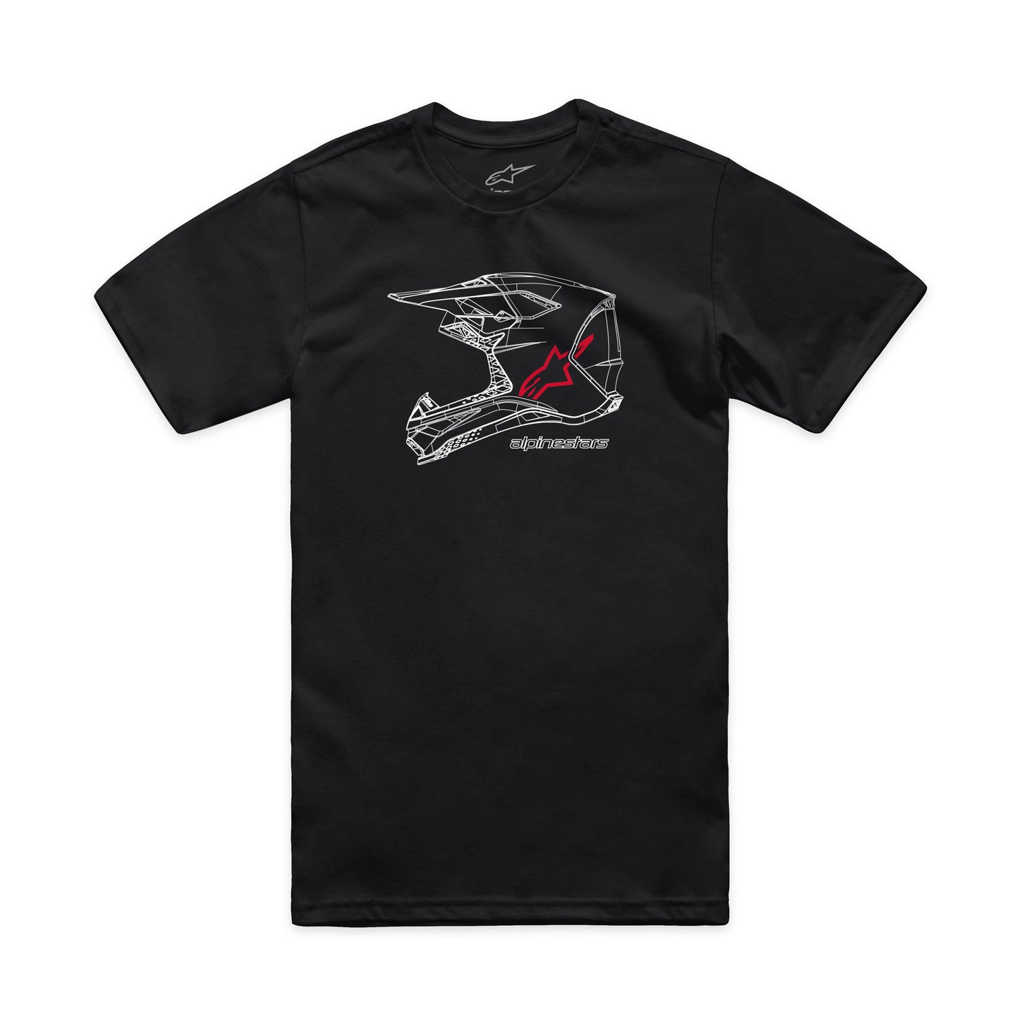 Mx Helmet Csf Tee Black Xl