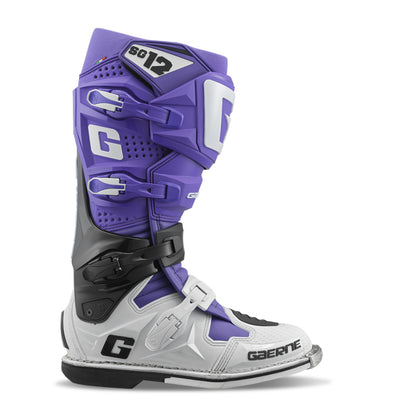 Gaerne SG12 Limited Edition LE Boot Purple/Black/White Size 10
