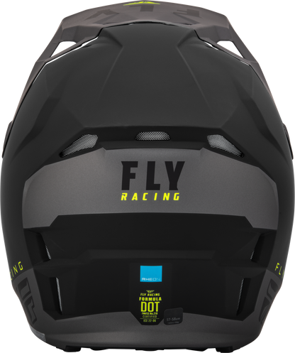 Formula Cp Slant Helmet Matte Black/Grey/Hi Vis Lg
