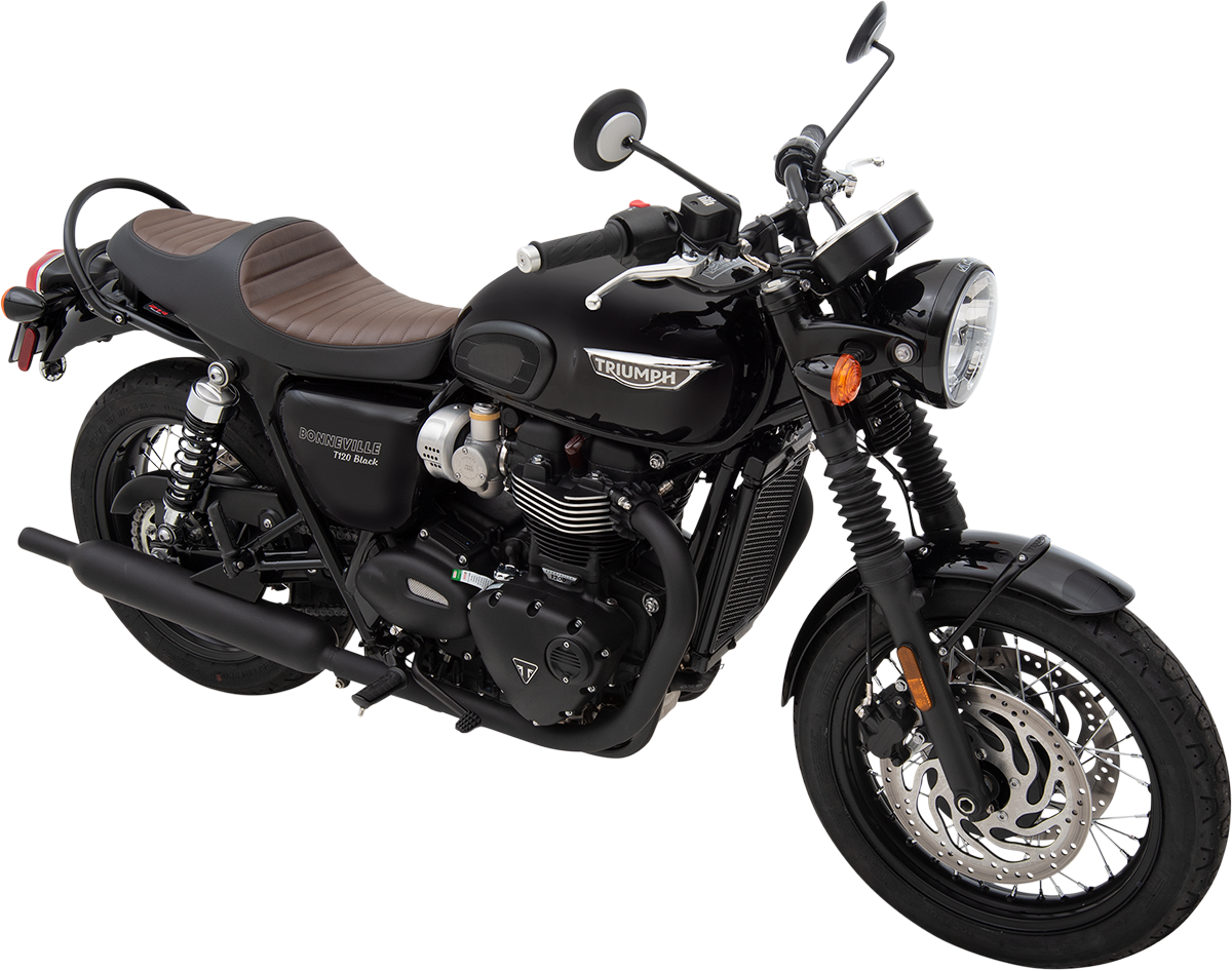 Z1R Predator III Seat - Brown/Black - Classic Stitch - Triumph 0810-2213