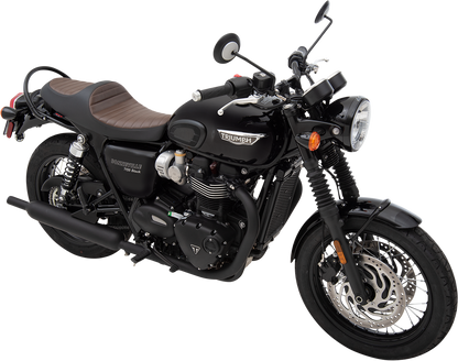 Z1R Predator III Seat - Brown/Black - Classic Stitch - Triumph 0810-2213