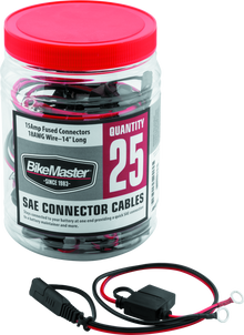 BikeMaster SAE Wire w/Fuse - 25 Piece Tub