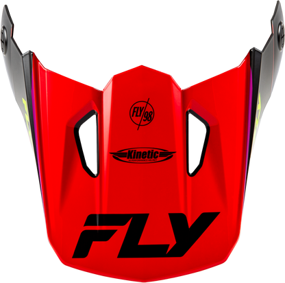 Kinetic Rally Helmet Visor Red/Black/White Xs/Sm