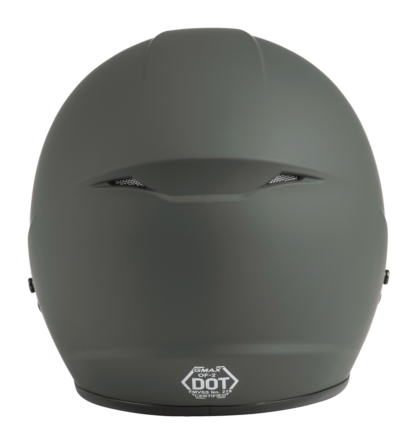 Of 2 Open Face Helmet Matte Green Xs
