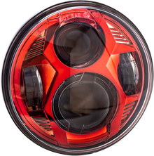 5.75" Led Red Headlight