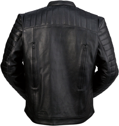 Z1R Artillery Leather Jacket - Black - Small 2810-3773