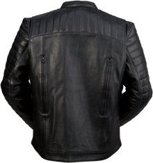 Z1R Artillery Leather Jacket - Black - 2XL 2810-3777