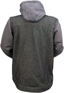 Z1R Denim Hoodie - Black/Gray - Medium 2840-0105