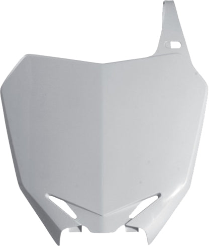 Front Number Plate White