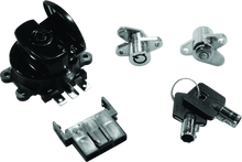 Bikers Choice 99-13 Road King With Hard Bags Black Saddlebag Lock Kit