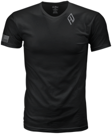 Harddrive Shield Tee Black/White 3x
