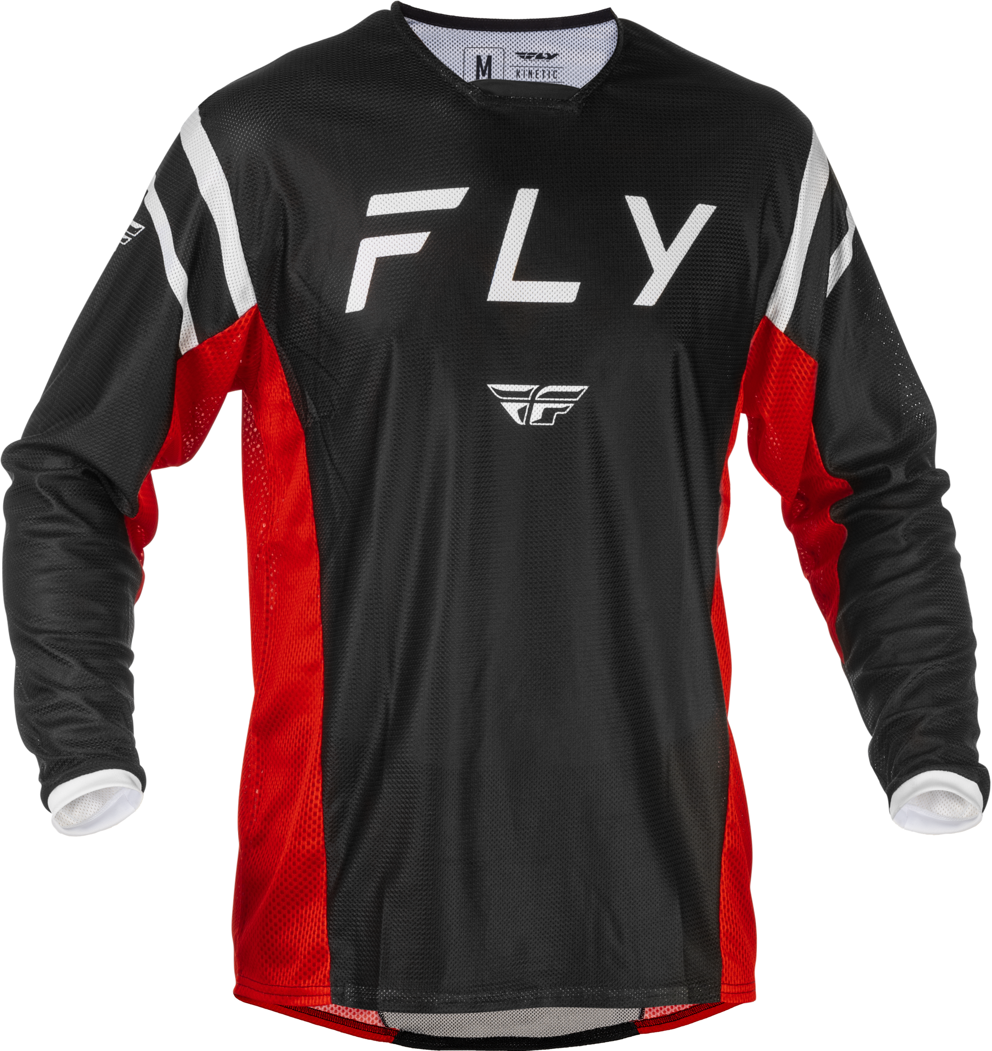 Kinetic Mesh Center Jersey Black/White/Red Lg