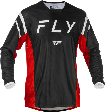 Kinetic Mesh Center Jersey Black/White/Red Lg