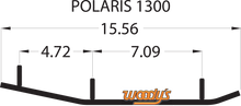 WOODY'S Extender Trail III™ Flat-Top® Runner - Polaris EPI3-1300