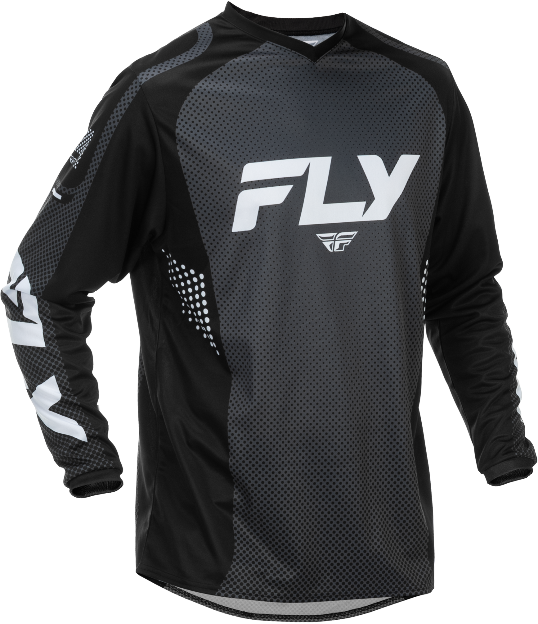 F 16 Jersey Black/White Lg