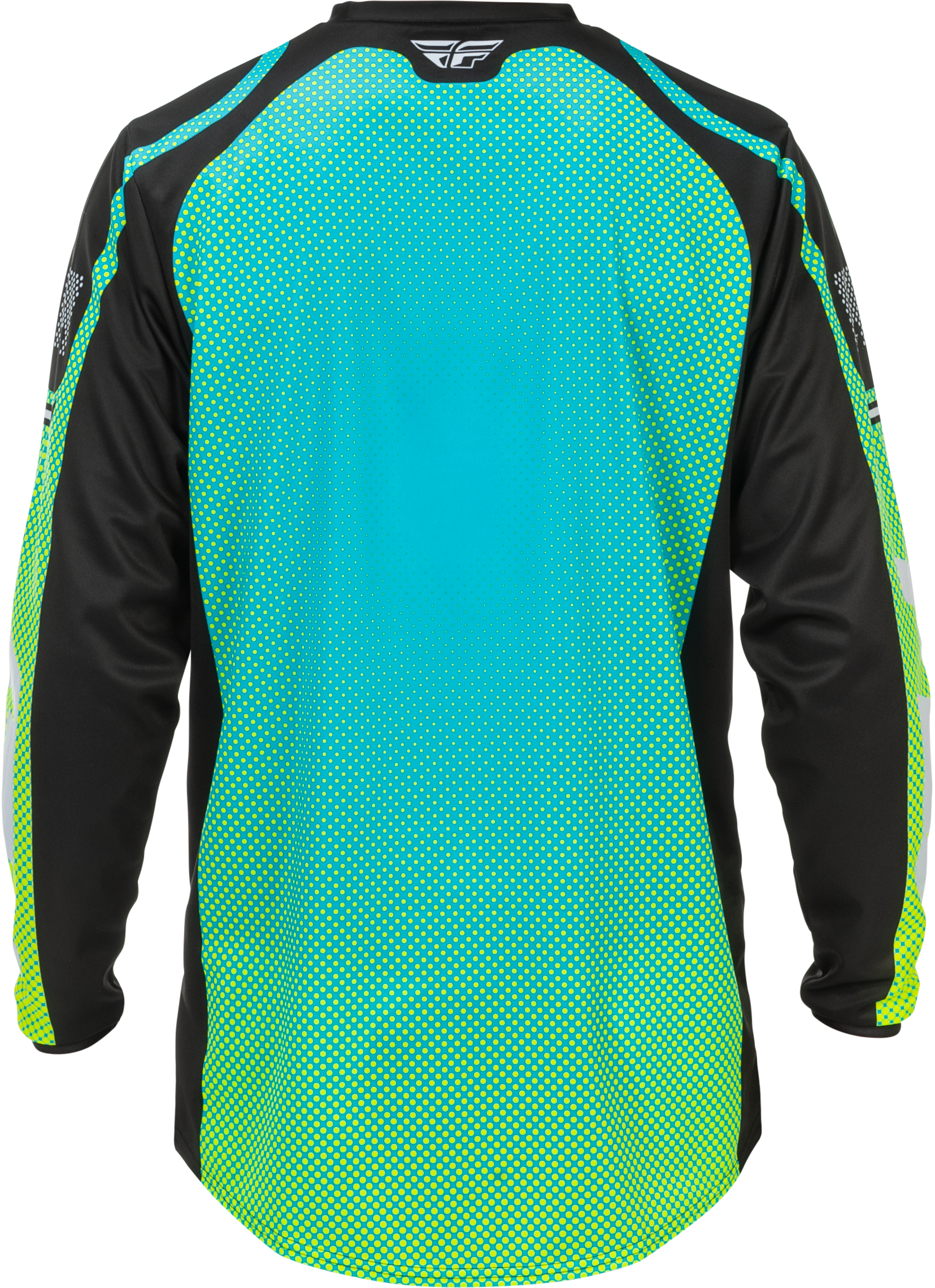 F 16 Jersey Aqua/Black/White Md