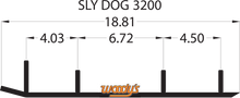 WOODY'S Wear Bar - Trail Blazer IV™ Flat-Top® - 6" - 60° - Slydog TSL4-3200