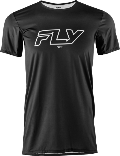 Enduro Short Sleeve Jersey Black/White 2x