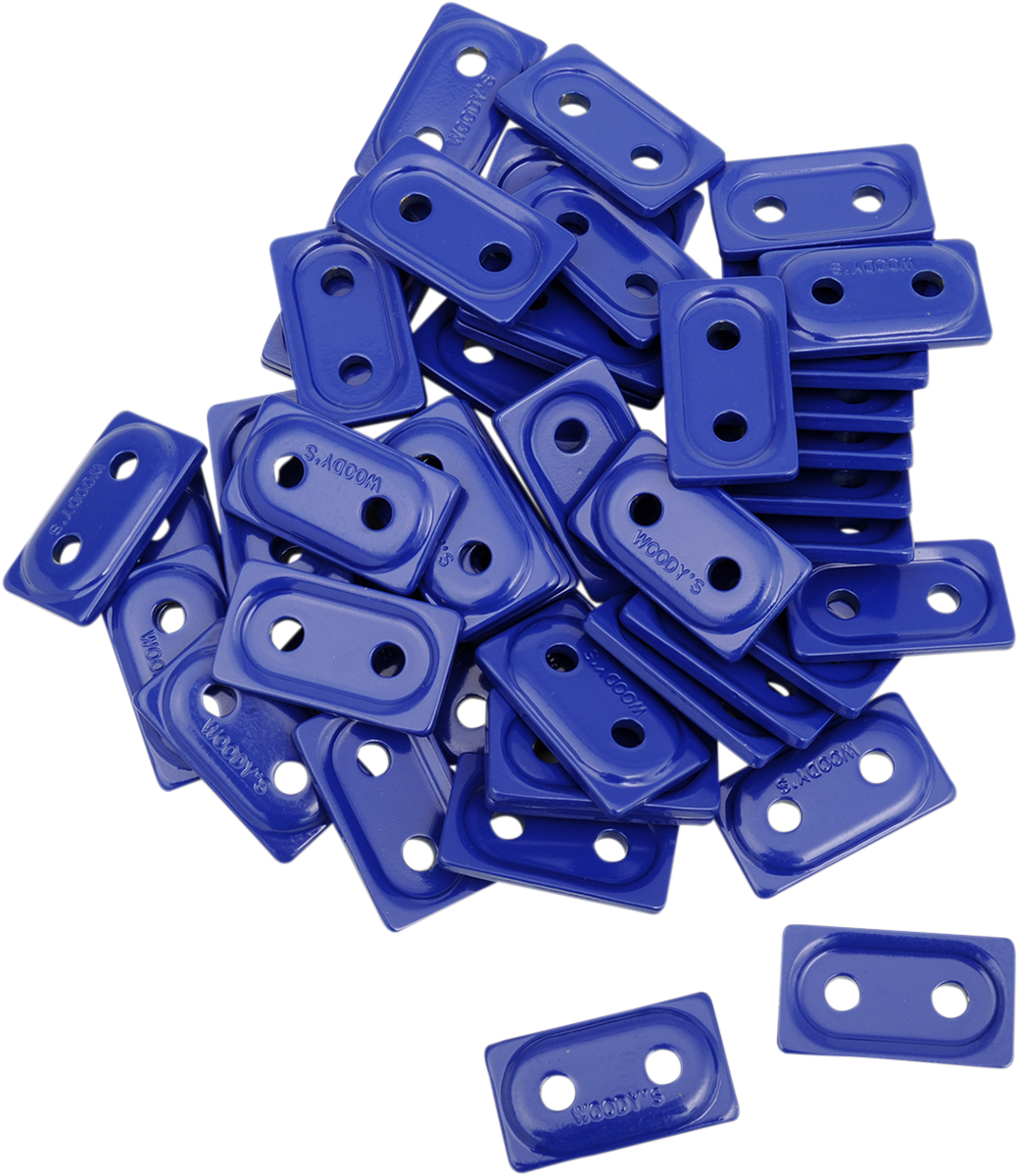 WOODY'S Support Plates - Double Digger® - Blue - 48 Pack ADD2-3795-B