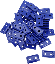 WOODY'S Support Plates - Double Digger® - Blue - 48 Pack ADD2-3795-B