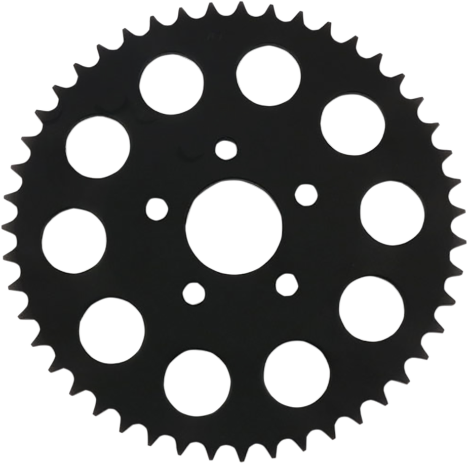 DRAG SPECIALTIES Rear Sprocket - Black - Flat - 49 Tooth 71891EB