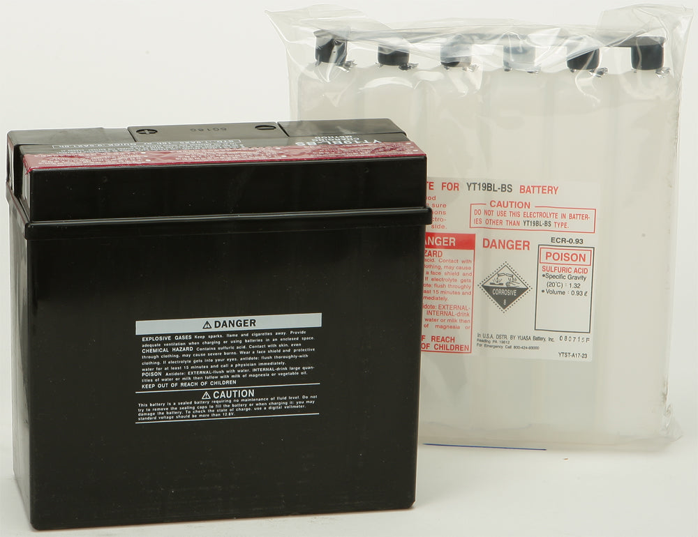 Battery Yt19bl Bs Maintenance Free